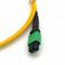 Longueur adaptée aux besoins du client de corde de correction de mode unitaire du câble G657A1 LSZH 3,0 du noyau MPO MTP d'USCOME 24