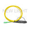 Connecteur de fibre optique adapté aux besoins du client de la fibre H de la corde de correction de Ftta PVC/LSZH Ip68