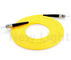 St - câble de correction du mode SX de St de correction de corde de jaune de PVC de fibre optique unitaire/LSZH 2,0